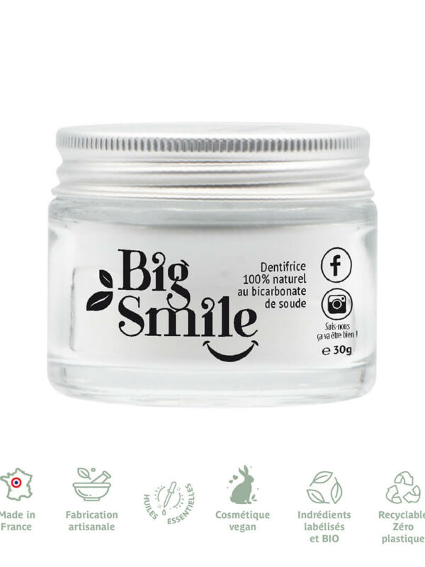 Big Smile dentifrice blancheur en poudre