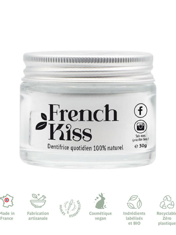 French Kiss Le dentifrice en poudre (30g)