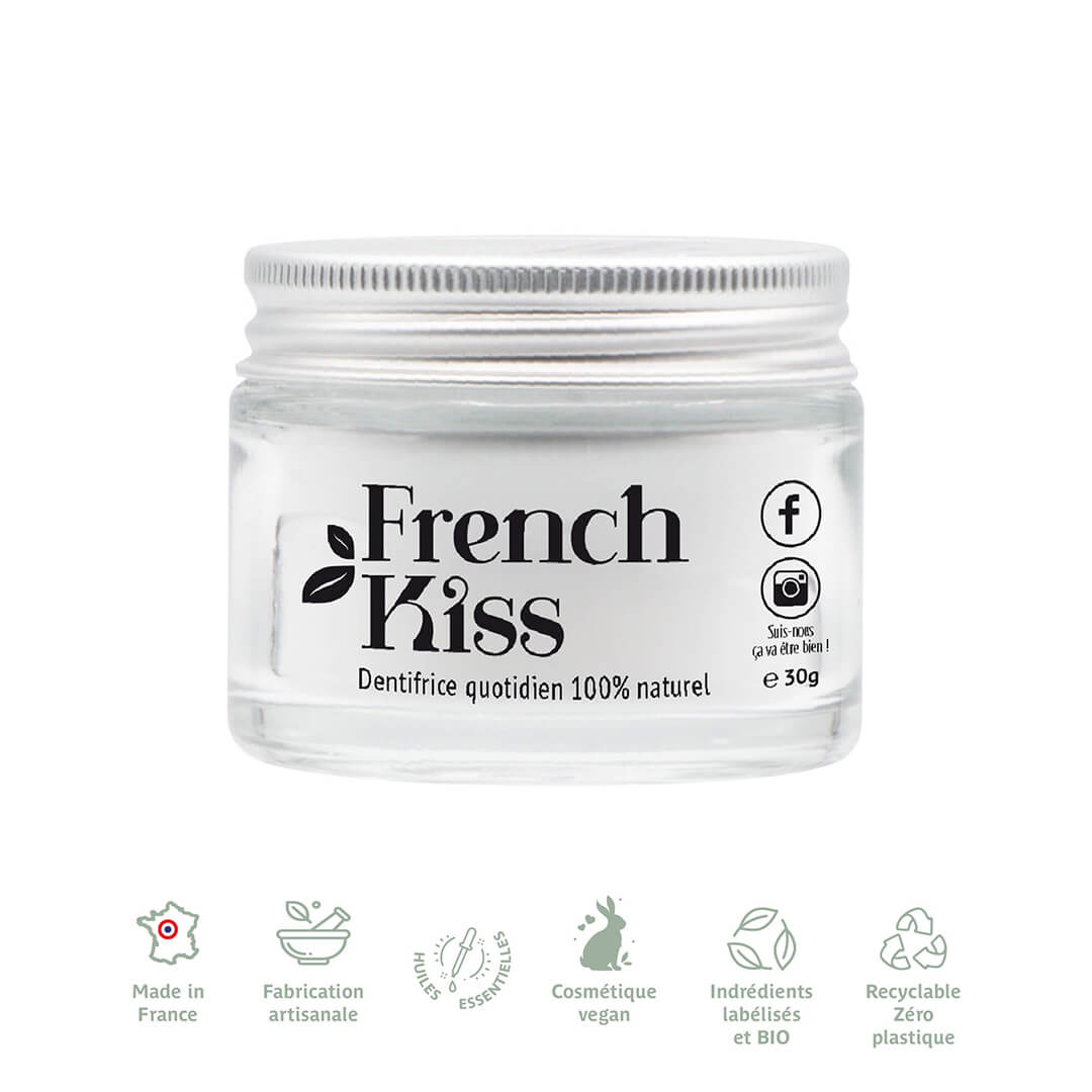 French Kiss Le dentifrice en poudre (30g)